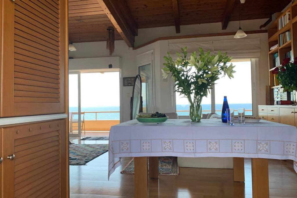 360º Suite With Endless Views To The Ionian Sea Митикас Экстерьер фото